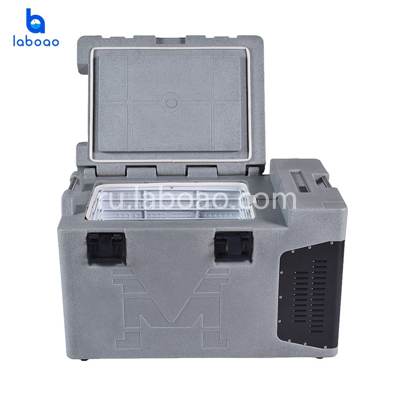 Автомобильный медицинский холодильник объемом 80 л при температуре -25℃