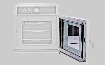 Вакуумная сушильная печь серии LDZ с сенсорным ЖК-экраном деталь - Окно из пуленепробиваемого закаленного стекла